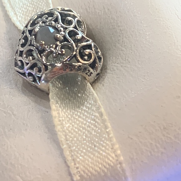 RETIRED June Birthstone Heart. - Picture 2 of 3